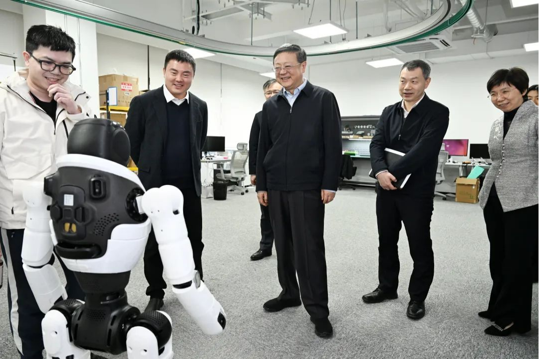上海市委书记陈吉宁专题调研350vip浦京机器人